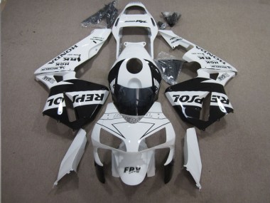 2003-2004 White Black Repsol Honda CBR600RR Motorbike Fairing Canada
