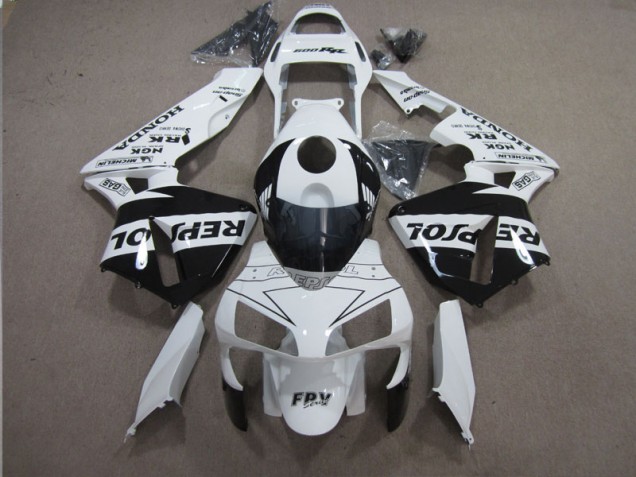 2003-2004 White Black Repsol Honda CBR600RR Motorbike Fairing Canada 2003-2004 White Black Repsol Honda CBR600RR Motorbike Fairing Canada