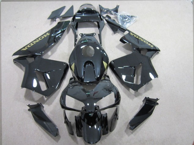 2003-2004 Black Gold Decal Honda CBR600RR Replacement Motorcycle Fairings Canada