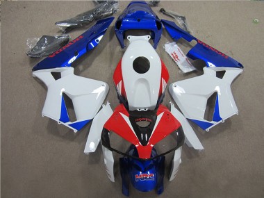 2005-2006 White Blue Red HRC Honda CBR600RR Motorcycle Fairings Kits Canada