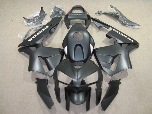 2005-2006 Black Honda CBR600RR Motorcycle Fairings Kit Canada 2005-2006 Black Honda CBR600RR Motorcycle Fairings Kit Canada