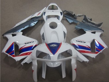 2005-2006 White Blue Red Honda CBR600RR Motorcycle Fairing Canada