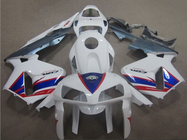 2005-2006 White Blue Red Honda CBR600RR Motorcycle Fairing Canada 2005-2006 White Blue Red Honda CBR600RR Motorcycle Fairing Canada