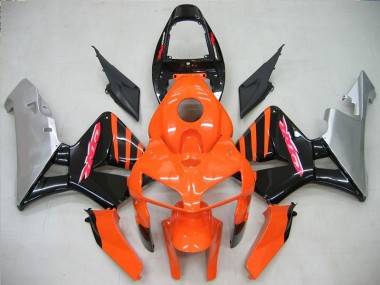 2005-2006 Orange Black Honda CBR600RR Motorcycle Fairing Canada