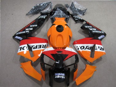2005-2006 Orange Red Black Repsol Honda CBR600RR Motorbike Fairing Kits Canada