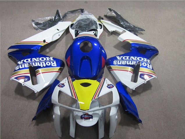2005-2006 Blue White Rothmans Honda CBR600RR Moto Fairings Canada 2005-2006 Blue White Rothmans Honda CBR600RR Moto Fairings Canada