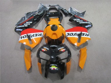 2005-2006 Orange Black Repsol Honda CBR600RR Motorcyle Fairings Canada