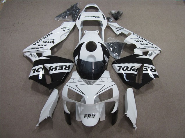 2005-2006 White Black Repsol Honda CBR600RR Motorcylce Fairings Canada 2005-2006 White Black Repsol Honda CBR600RR Motorcylce Fairings Canada