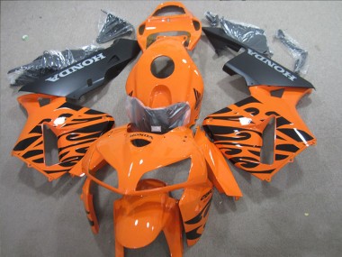 2005-2006 Orange Black Honda CBR600RR Motorbike Fairings Canada