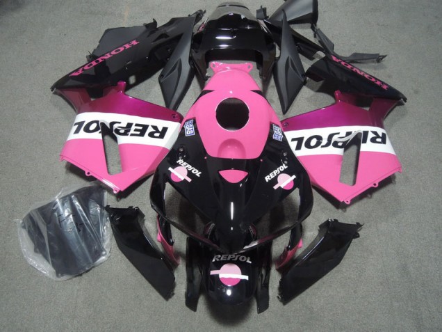 2005-2006 Pink Black Repsol Honda CBR600RR Bike Fairings Canada 2005-2006 Pink Black Repsol Honda CBR600RR Bike Fairings Canada