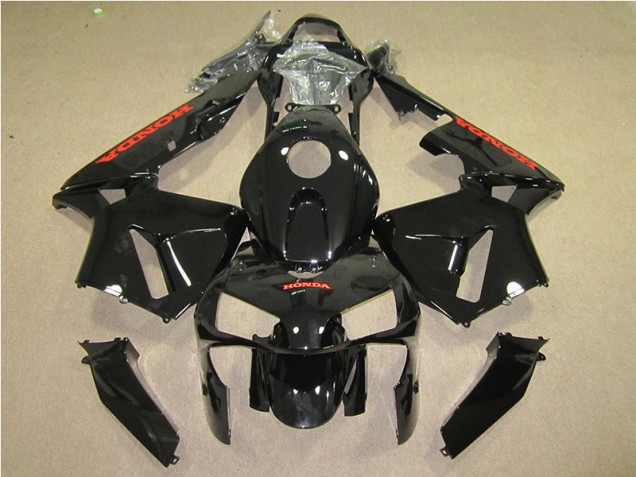 2005-2006 Black Red Honda CBR600RR Motorcyle Fairings Canada 2005-2006 Black Red Honda CBR600RR Motorcyle Fairings Canada