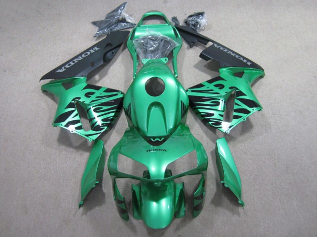 2007-2008 Green Black Honda CBR600RR Motorcycle Fairings Kit Canada 2007-2008 Green Black Honda CBR600RR Motorcycle Fairings Kit Canada