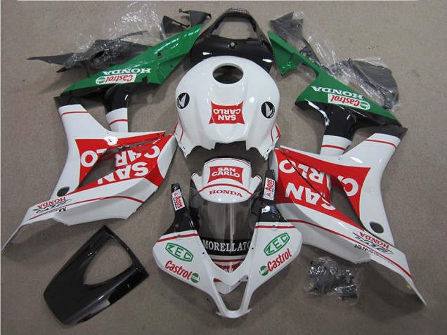 2007-2008 Red White San Carlo Honda CBR600RR Motorbike Fairing Canada 2007-2008 Red White San Carlo Honda CBR600RR Motorbike Fairing Canada