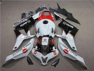 2007-2008 Red White Black Konica Minolta MAPEI Honda CBR600RR Motorcycle Bodywork Canada
