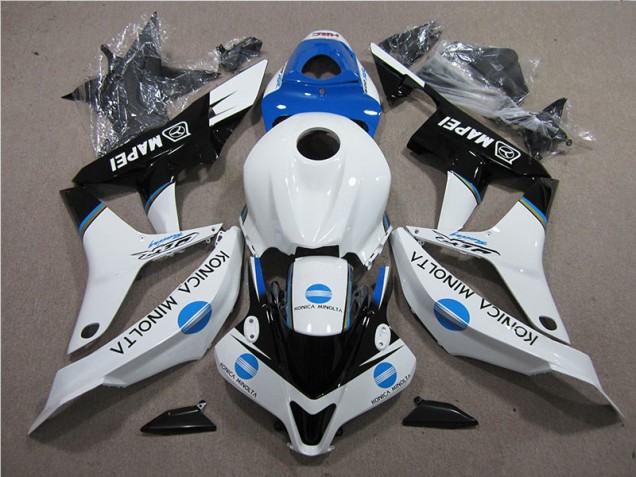 2007-2008 Blue White Black Konica Minolta MAPEI Honda CBR600RR Moto Fairings Canada 2007-2008 Blue White Black Konica Minolta MAPEI Honda CBR600RR Moto Fairings Canada