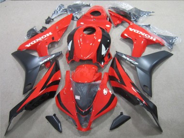 2007-2008 Black Red Honda CBR600RR Motorbike Fairings Canada