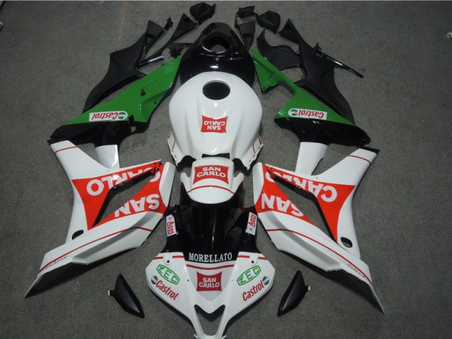 2007-2008 White Red MORELLATO San Carlo Honda CBR600RR Bike Fairing Kit Canada 2007-2008 White Red MORELLATO San Carlo Honda CBR600RR Bike Fairing Kit Canada