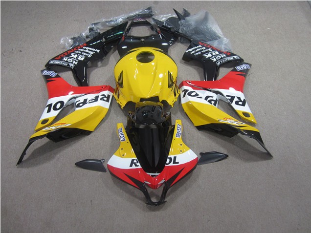 2007-2008 Yellow Red Black Repsol Honda CBR600RR Moto Fairings Canada 2007-2008 Yellow Red Black Repsol Honda CBR600RR Moto Fairings Canada