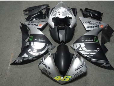 2007-2008 Black Silver Monster IVECO 46 Honda CBR600RR Motorcyle Fairings Canada