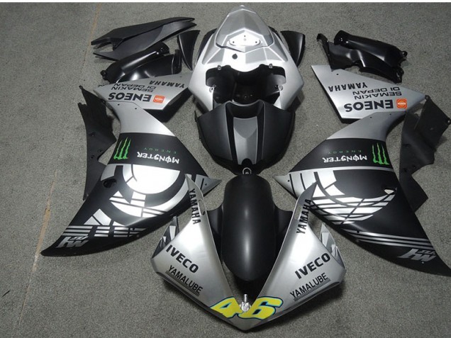 2007-2008 Black Silver Monster IVECO 46 Honda CBR600RR Motorcyle Fairings Canada 2007-2008 Black Silver Monster IVECO 46 Honda CBR600RR Motorcyle Fairings Canada