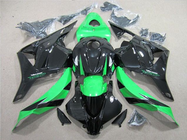 2009-2012 Black Green Honda CBR600RR Moto Fairings Canada 2009-2012 Black Green Honda CBR600RR Moto Fairings Canada