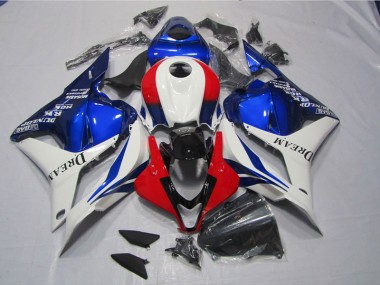 2009-2012 White Blue Red DREAM Honda CBR600RR Motor Fairings Canada