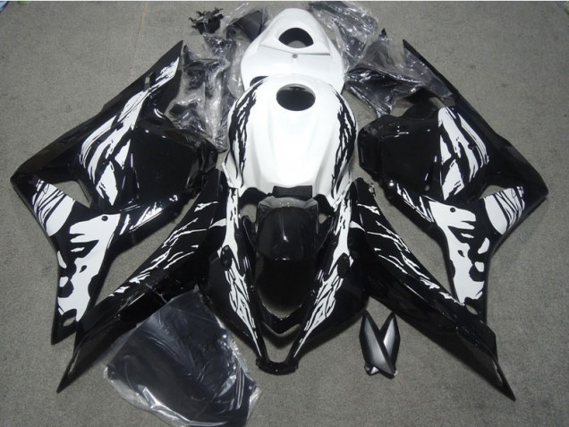 2009-2012 Black White Honda CBR600RR Bike Fairing Canada 2009-2012 Black White Honda CBR600RR Bike Fairing Canada