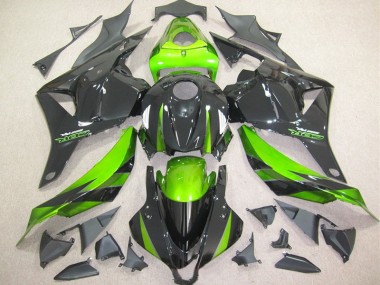 2009-2012 Black Green Honda CBR600RR Bike Fairing Kit Canada