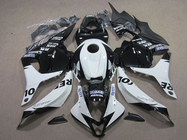 2009-2012 Black White Repsol Honda CBR600RR Motorcycle Replacement Fairings Canada 2009-2012 Black White Repsol Honda CBR600RR Motorcycle Replacement Fairings Canada