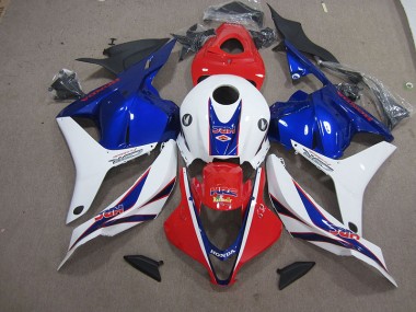 2009-2012 Red White Blue HRC Honda CBR600RR Motorbike Fairing Canada