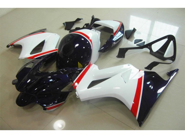 2002-2013 White Blue Honda VFR800 Replacement Motorcycle Fairings Canada