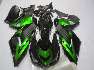 2006-2011 Black Green Kawasaki ZX14R ZZR1400 Motorcycle Fairings Canada