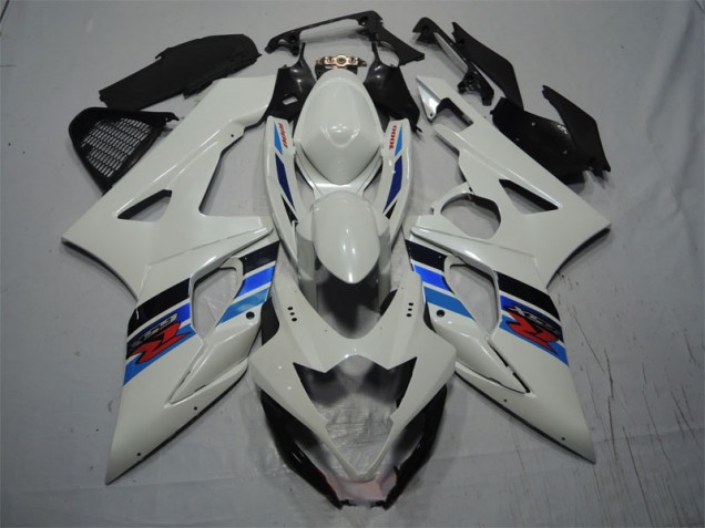 2005-2006 White Blue Suzuki GSXR1000 Motorcycle Fairing Kits Canada 2005-2006 White Blue Suzuki GSXR1000 Motorcycle Fairing Kits Canada