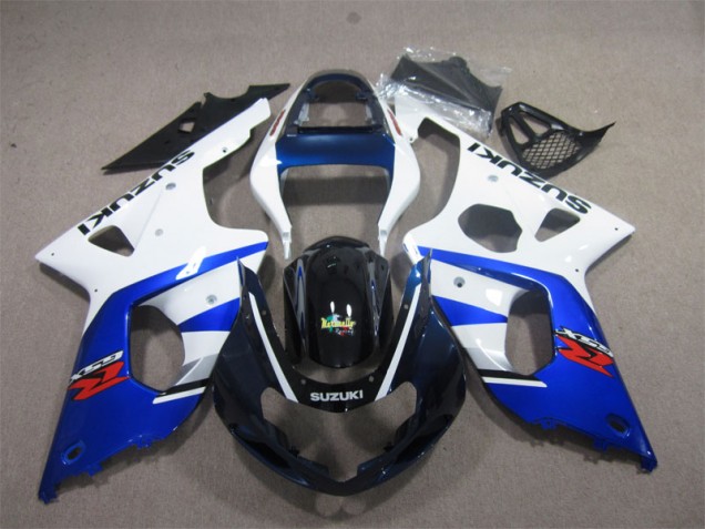 2000-2002 Blue White Suzuki GSXR1000 Motorbike Fairings Canada 2000-2002 Blue White Suzuki GSXR1000 Motorbike Fairings Canada