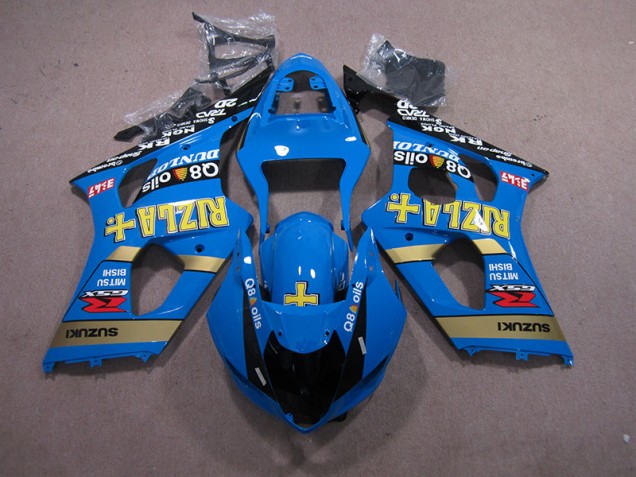 2003-2004 Blue Rizla Q8 oils Suzuki GSXR1000 Motorcycle Fairing Canada 2003-2004 Blue Rizla Q8 oils Suzuki GSXR1000 Motorcycle Fairing Canada