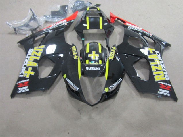 2003-2004 Black Rizla Suzuki GSXR1000 Motorbike Fairing Kits Canada 2003-2004 Black Rizla Suzuki GSXR1000 Motorbike Fairing Kits Canada