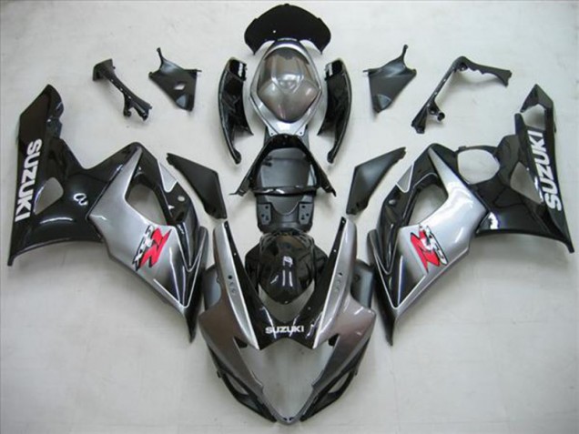 2005-2006 Black Silver Suzuki GSXR1000 Motorcycle Fairing Canada 2005-2006 Black Silver Suzuki GSXR1000 Motorcycle Fairing Canada