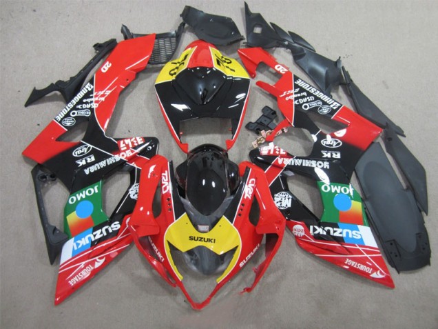 2005-2006 Black Red Yellow Suzuki GSXR1000 Bike Fairings Canada 2005-2006 Black Red Yellow Suzuki GSXR1000 Bike Fairings Canada