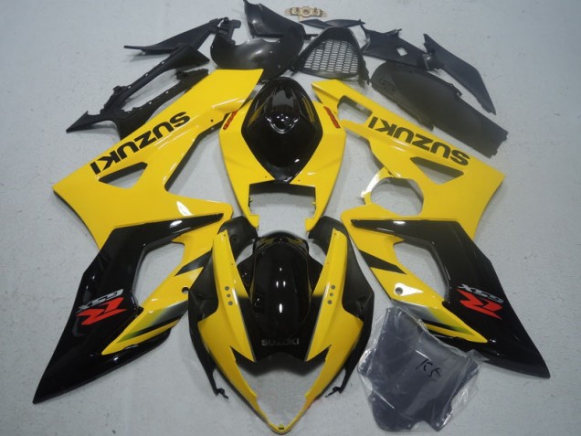2005-2006 Yellow Black Suzuki GSXR1000 Motorcycle Fairings Kits Canada 2005-2006 Yellow Black Suzuki GSXR1000 Motorcycle Fairings Kits Canada