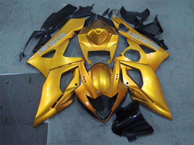 2005-2006 Gold Suzuki GSXR1000 Motorcycle Fairings Kit Canada 2005-2006 Gold Suzuki GSXR1000 Motorcycle Fairings Kit Canada