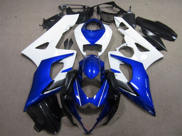 2005-2006 Blue White Suzuki GSXR1000 Motorcylce Fairings Canada 2005-2006 Blue White Suzuki GSXR1000 Motorcylce Fairings Canada