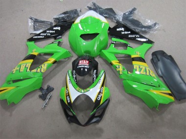 2007-2008 Green Rizla Q8 oils Suzuki GSXR1000 Motorcycle Fairing Canada