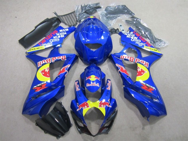 2007-2008 Blue Red Bull Suzuki GSXR1000 Motorbike Fairing Kits Canada 2007-2008 Blue Red Bull Suzuki GSXR1000 Motorbike Fairing Kits Canada
