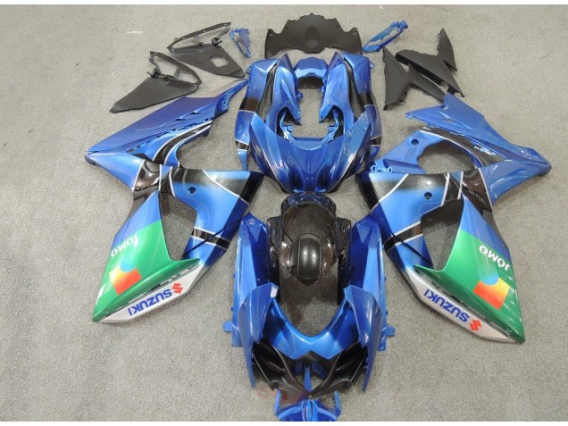 2009-2016 Blue Green JOMO Suzuki GSXR1000 Motorcycle Replacement Fairings Canada 2009-2016 Blue Green JOMO Suzuki GSXR1000 Motorcycle Replacement Fairings Canada