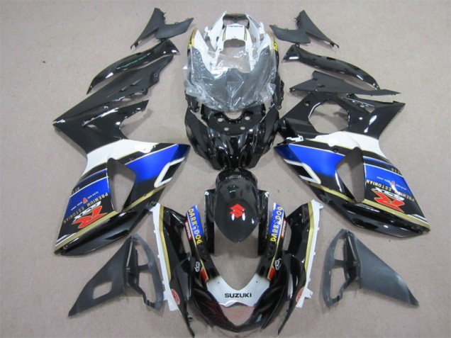 2009-2016 Black Blue Dark Dog Suzuki GSXR1000 Motorcycle Fairing Kits Canada 2009-2016 Black Blue Dark Dog Suzuki GSXR1000 Motorcycle Fairing Kits Canada