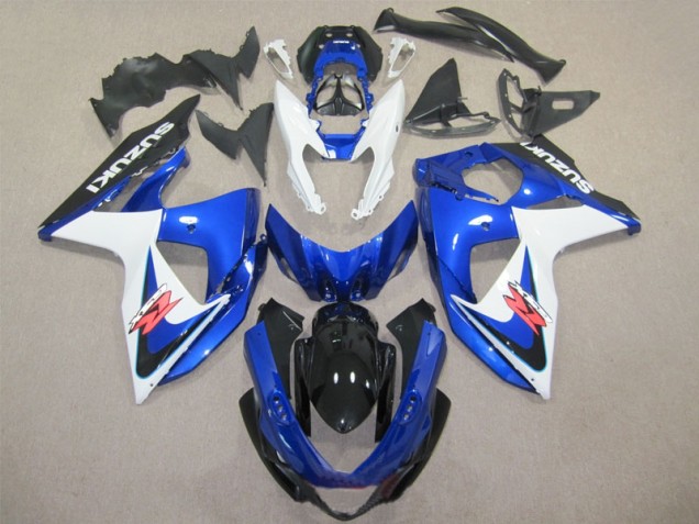 2009-2016 Blue White Suzuki GSXR1000 Motorcycle Fairings & Bodywork Canada 2009-2016 Blue White Suzuki GSXR1000 Motorcycle Fairings & Bodywork Canada