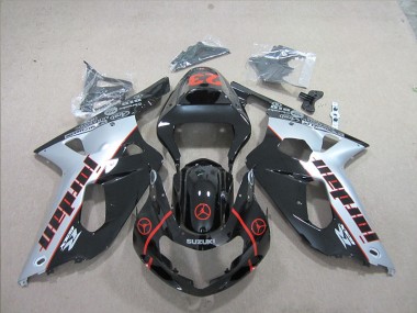 2001-2003 Black Silver Suzuki GSXR600 Replacement Fairings Canada