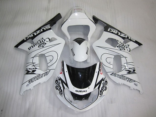 2001-2003 White Black Corona Extra Suzuki GSXR600 Bike Fairings Canada 2001-2003 White Black Corona Extra Suzuki GSXR600 Bike Fairings Canada
