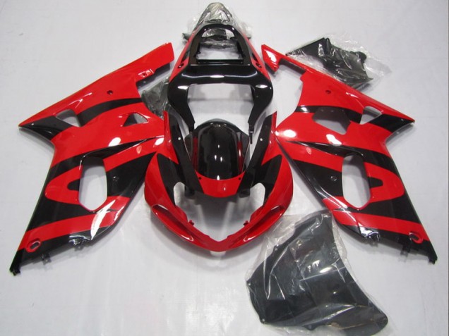 2001-2003 Black Red Suzuki GSXR600 Motorbike Fairing Canada