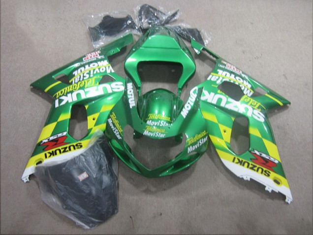 2001-2003 Telefunica Movistar Suzuki GSXR600 Motor Bike Fairings Canada 2001-2003 Telefunica Movistar Suzuki GSXR600 Motor Bike Fairings Canada